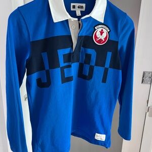 GAP Kids Blue Polo with Jedi Emblem